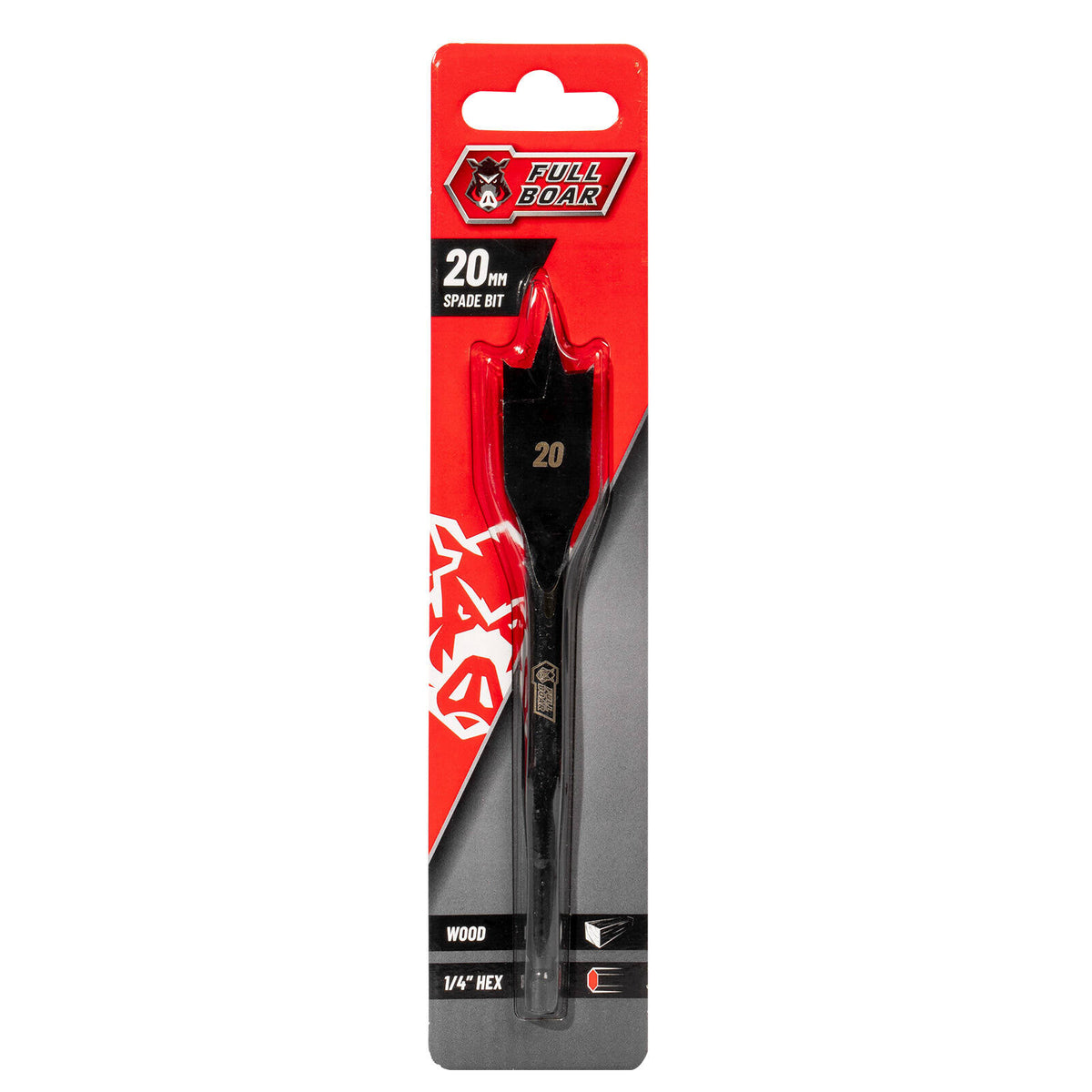 Full Boar 20mm Spade Bit FSB-20