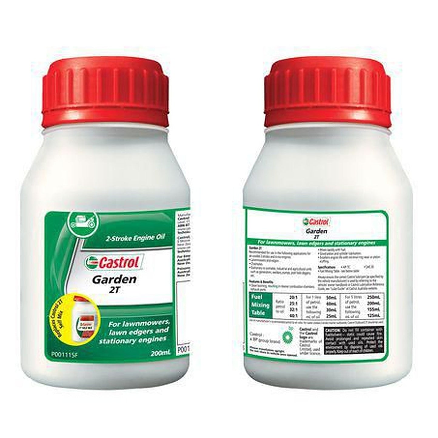 Castrol Garden 2T 2 Stroke Oil — 200mL 3379988