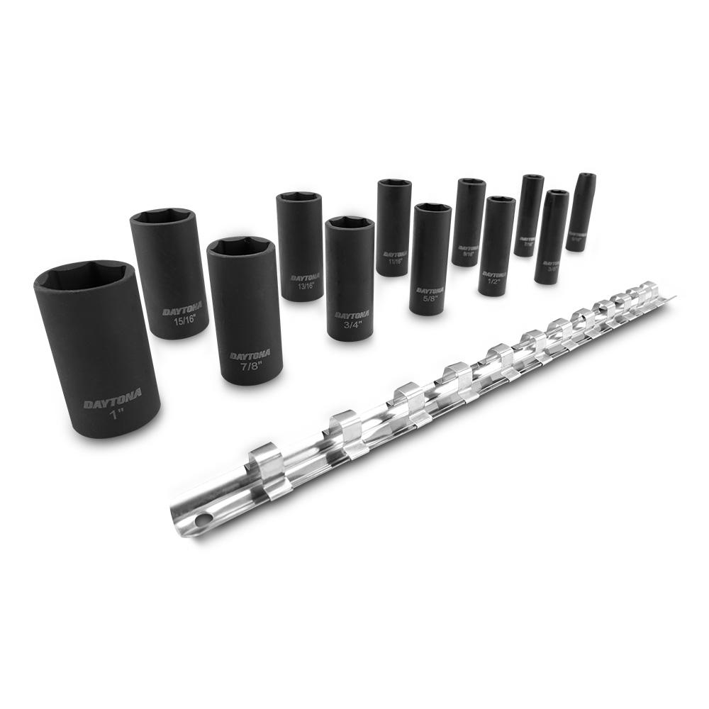 Daytona D12SAED 12pce 3/8” Drive Deep Impact 5/16"-1" ImperialSocket Set