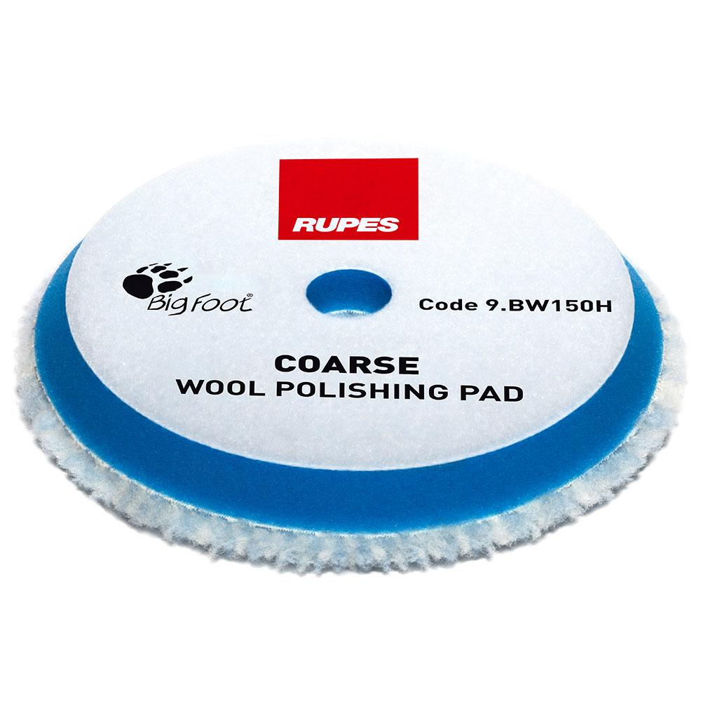 Rupes 9.NW130H Single-Pack 130mm Big Foot Blue Coarse Wool Polishing Pad