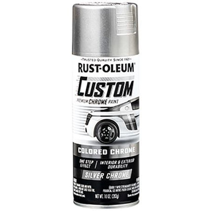 Rust-Oleum Custom Lacquer Spray Paint Chrome Silver 312g — 340558
