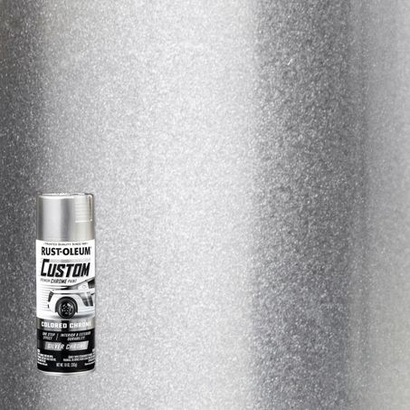 Rust-Oleum Custom Lacquer Spray Paint Chrome Silver 312g — 340558