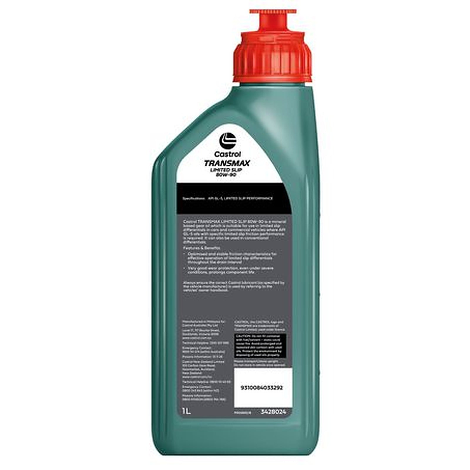 Castrol Transmax Limited Slip 80W-90 Gear Oil — 1L 3428024