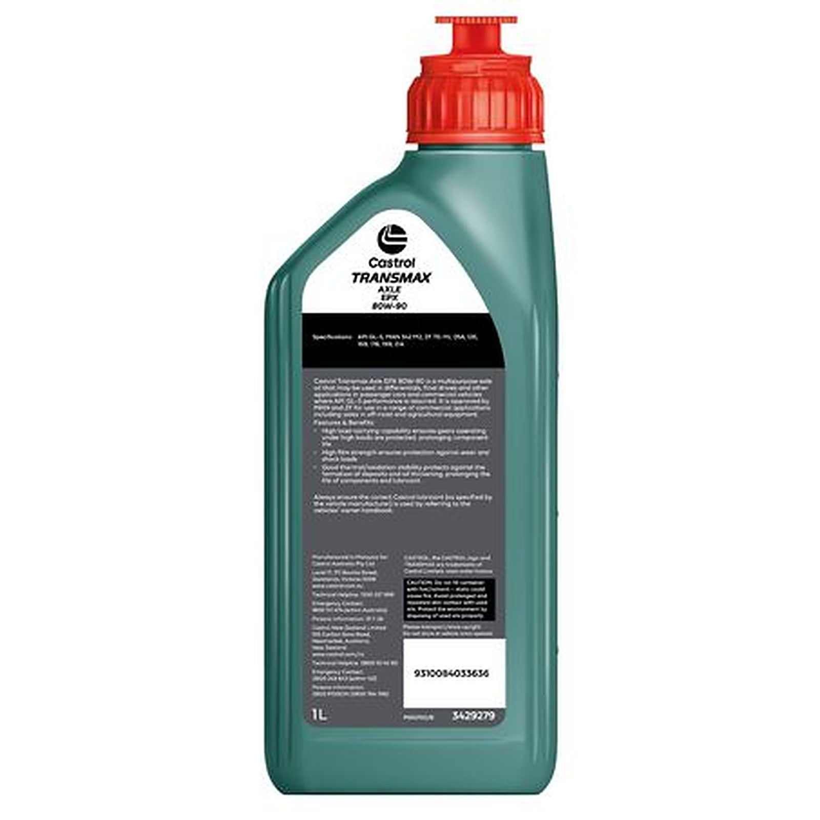 Castrol Transmax Axle EPX 80W-90 Gear Oil — 1L 3429279