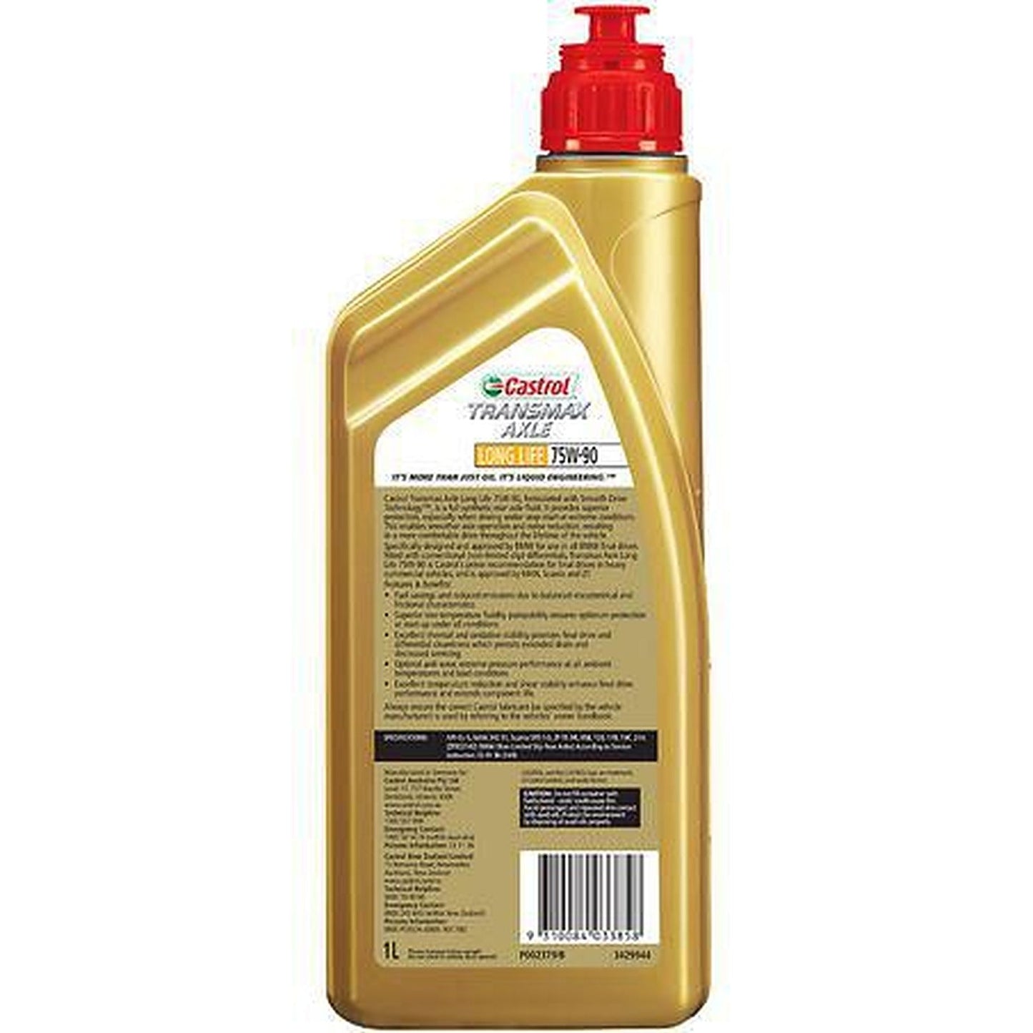 Castrol Transmax Axle Long Life 75W-90 Transmission Oil — 1L 3429944