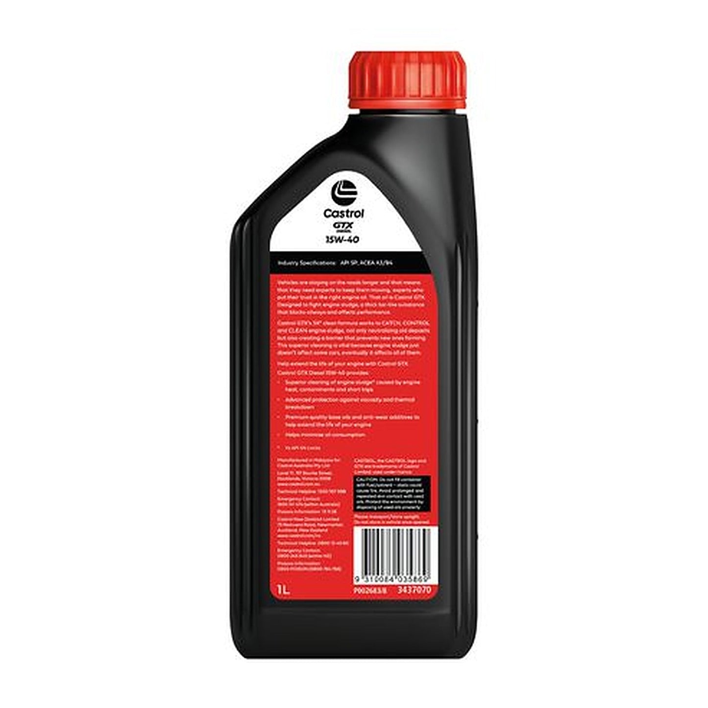 Castrol GTX Diesel 15W-40 Engine Oil — 1L 3437070