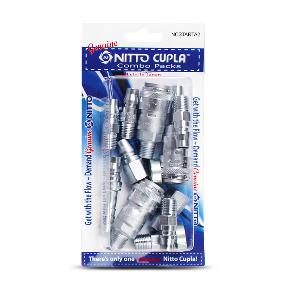 Nitto Kohki NC STARTA 2 Cupla Hose Starter Pack