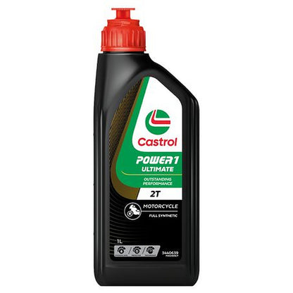 Castrol Power 1 Racing 2T Motorcycle Engine Oil — 1L 3440639