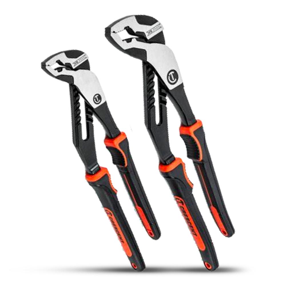 Crescent RTZ2CGVSET2 2pce Z2 K9 V-Jaw Dual Material Tongue & Groove Plier Set