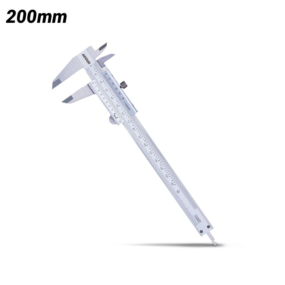 Accud AC-120-008-12 200mm (8") Dual Scale Vernier Caliper