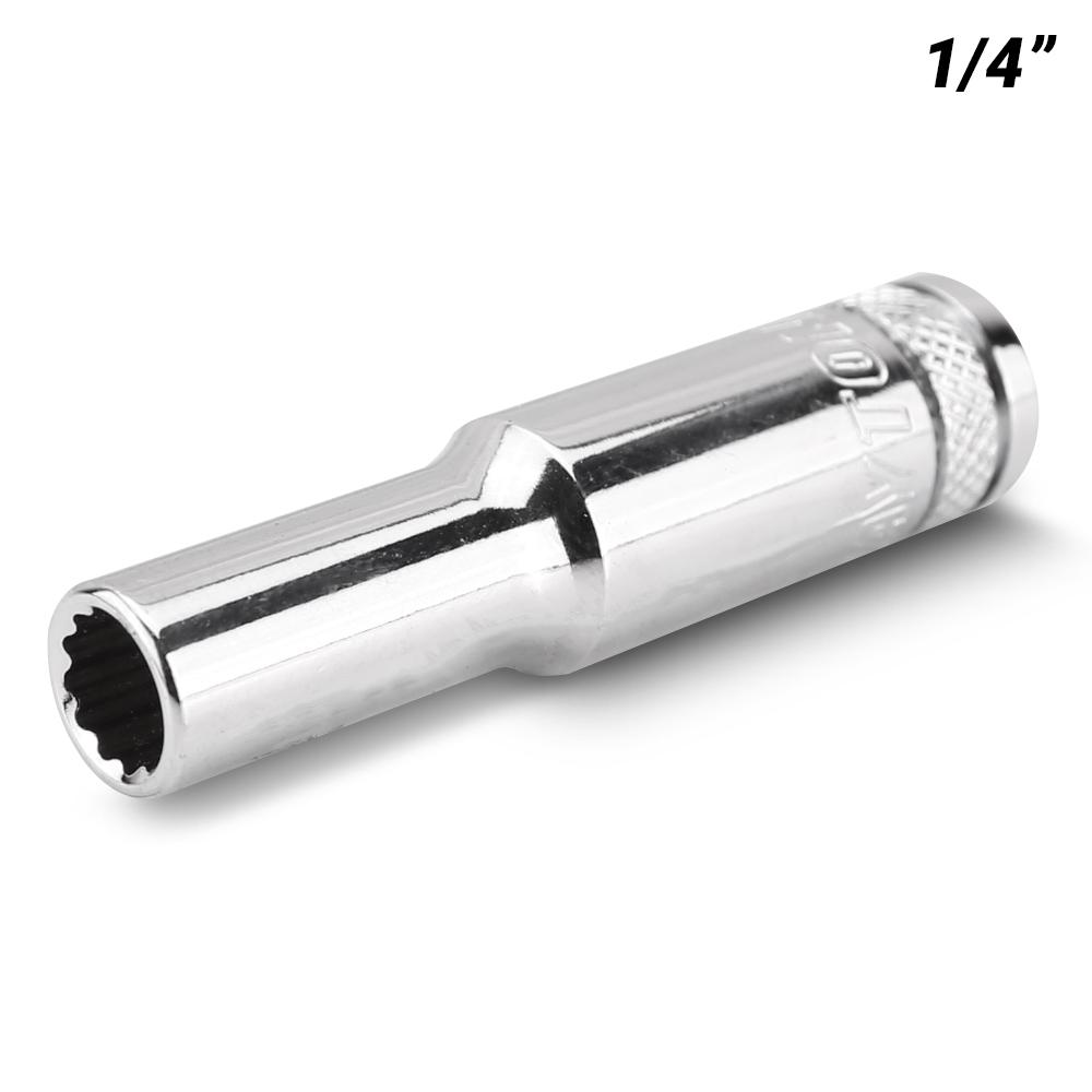 Daytona DS1414DS 1/4" Drive 12 Point 1/4" AF Imperial Deep Socket