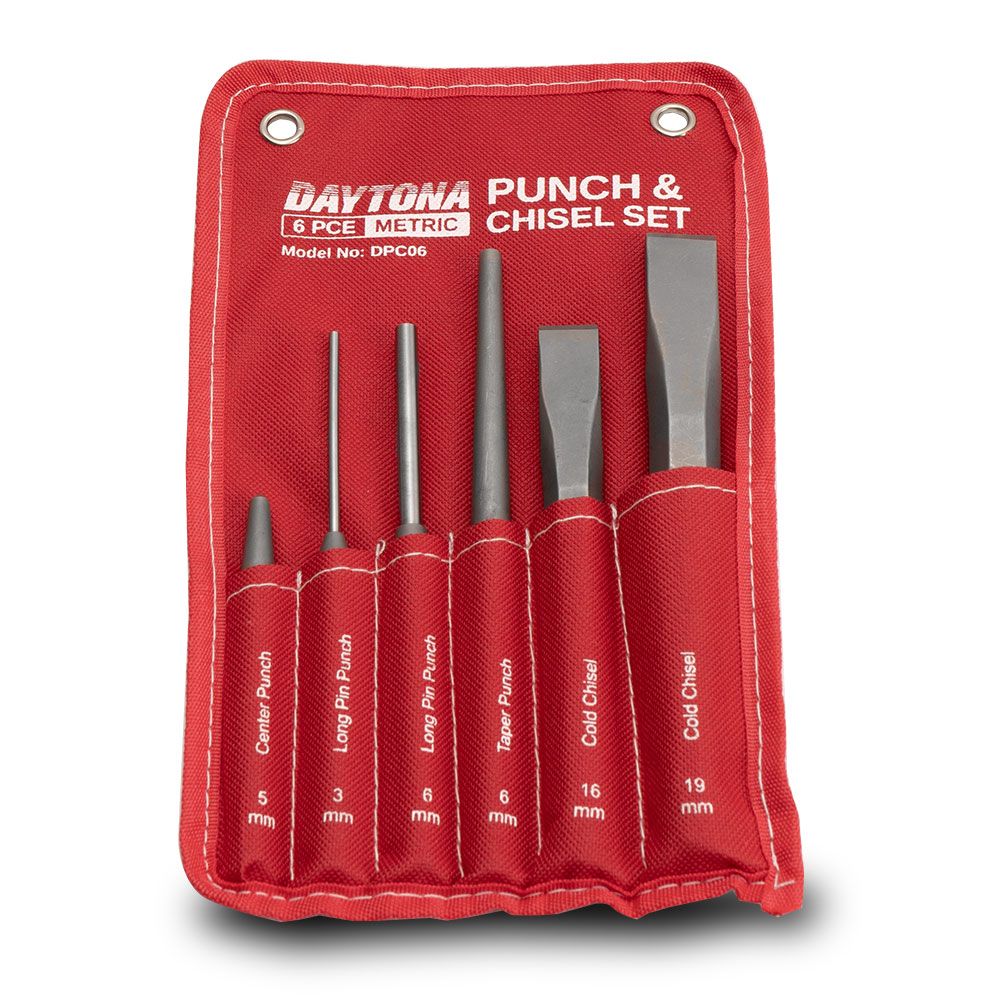 Daytona DPC06 6Pce Metric Punch And Chisel Set