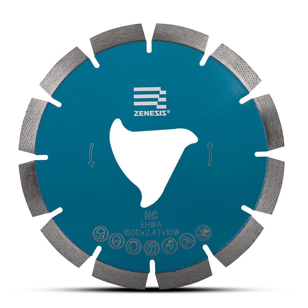 Ehwa EZSFF150HC 150mm (6") Zenesis Soff-Cut Hard Concrete Diamond Blade