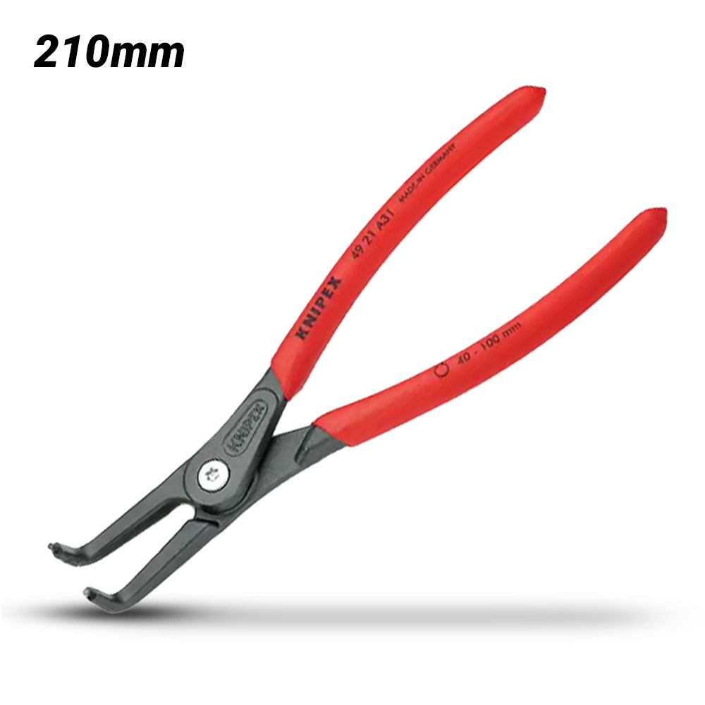Knipex 4921A31SB 210mm Precision External Bent Circlip Pliers