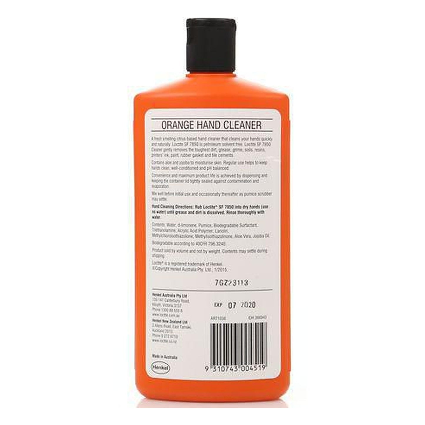 Loctite SF 7850 Orange Hand Cleaner 400ml 366943