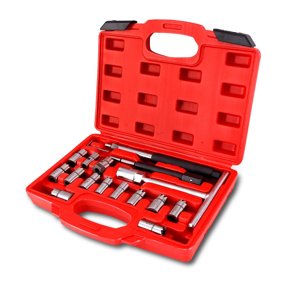 Daytona D17INJ 17PCE Diesel Injector Seat Cutter Set