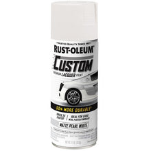 Rust-Oleum Custom Lacquer Spray Paint Matte Pearl White 312g — 376136