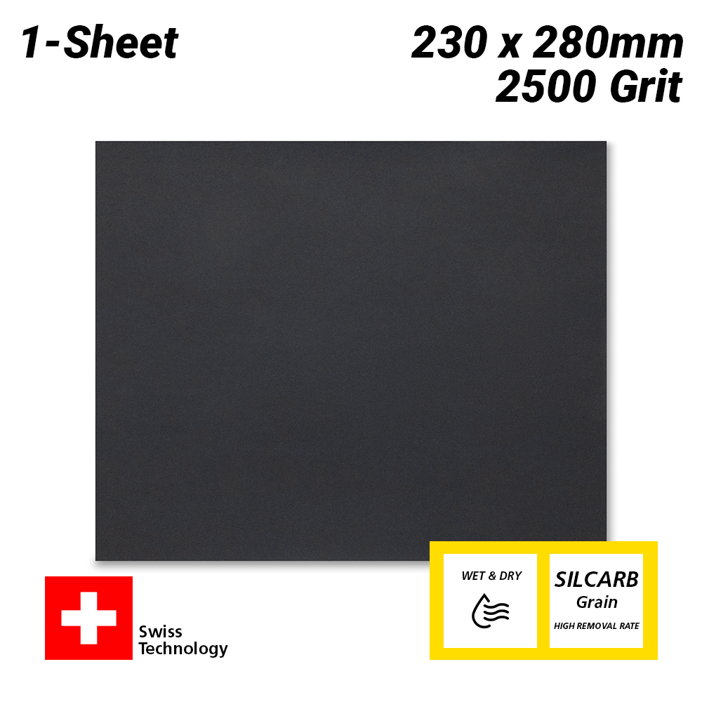 Sia Abrasives F03E0087K1 230mm x 280mm P2500 Sanding Sheet 1713