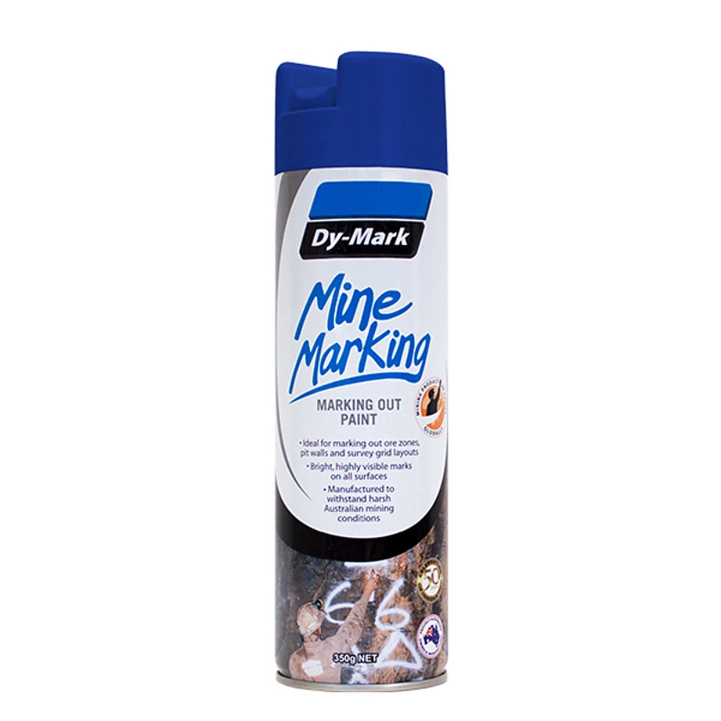 Dy-Mark Mine Marking Paint Vertical Blue 350g 38033503