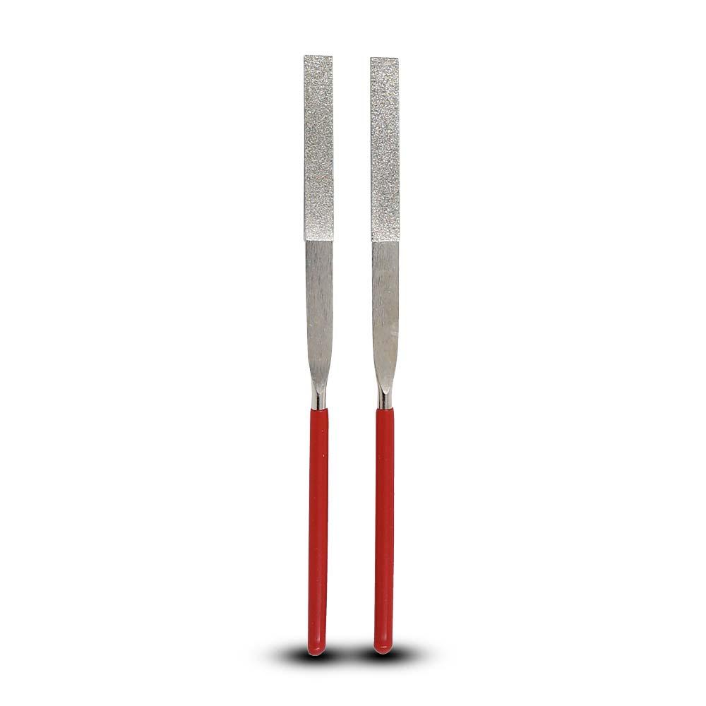 T&E Tools 3323 2pce Diamond Coated Ignition Point Files