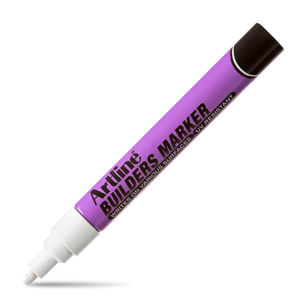Artline 95233HSA 2.3mm Tip Builders Marker - White