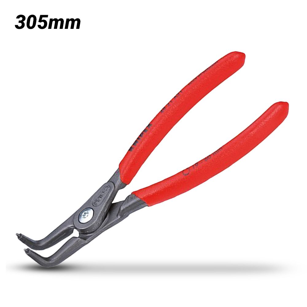 Knipex 4921A41SB 305mm Precision External Circlip Bent Pliers