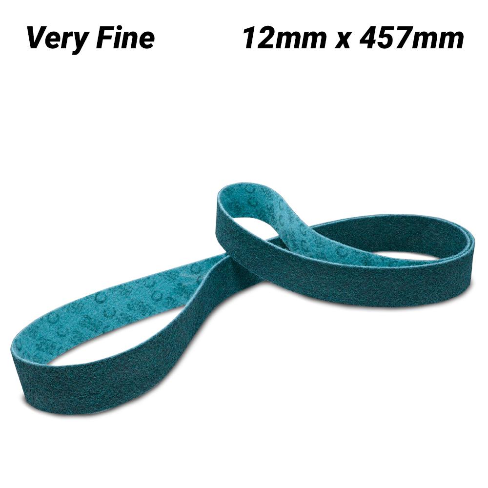 3M AC010611104 12mm x 457mm Scotch-Brite A-VFN Surface Conditioning Belt