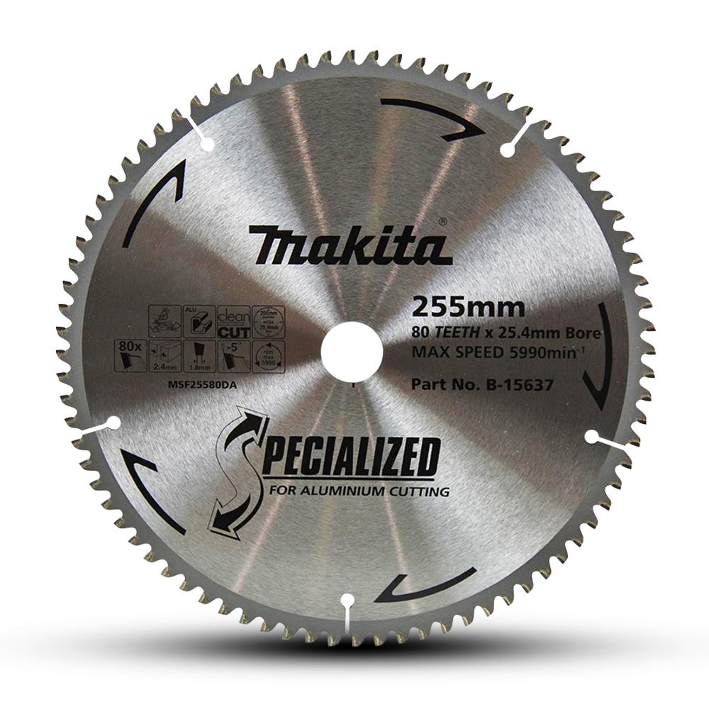 Makita B-15637 255mm (10") 80T Aluminium Cutting TCT Saw Blade