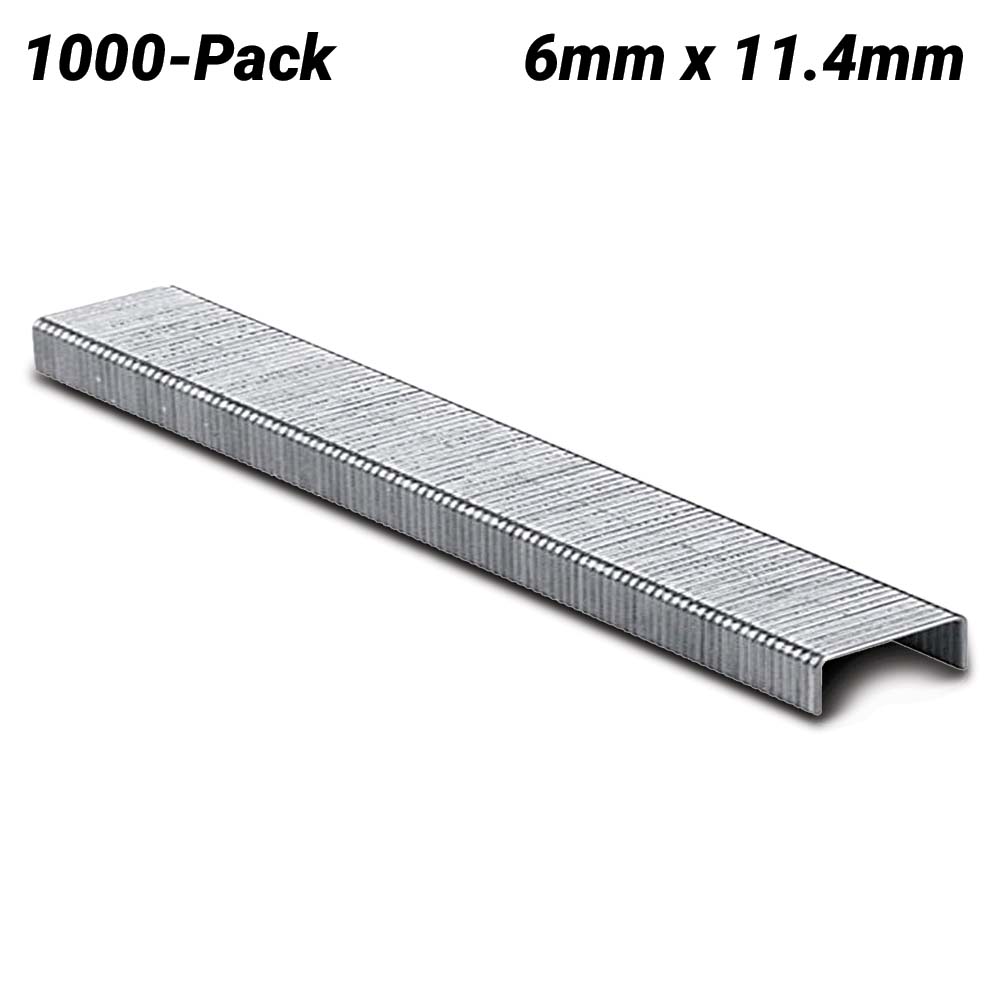 Bosch PTK KL  6/10 (1.609.200.326) 1000-Pack 11.4mm x 0.74mm x 6mm Fine Wire Staples Suits PTK14E