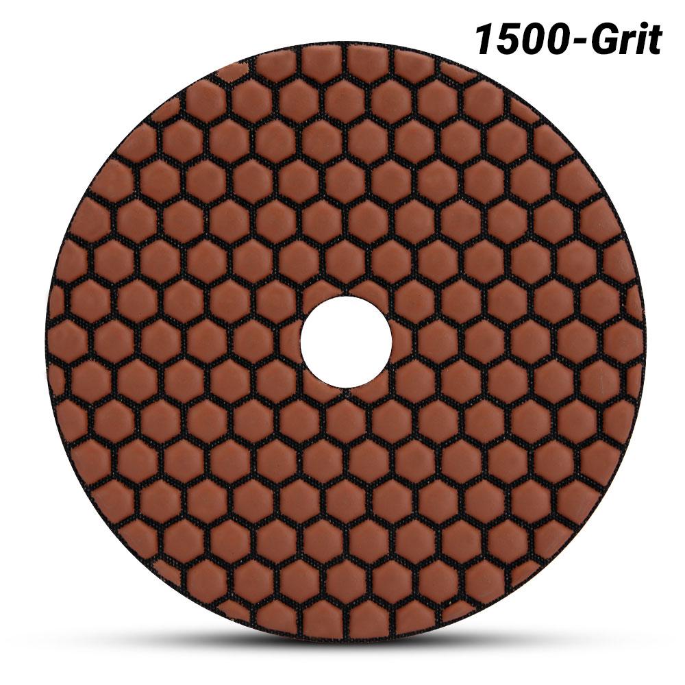 Ehwa EHC1500 125mm (5") 1500 Grit Dry Diamond Honeycomb Resin Polishing Pad