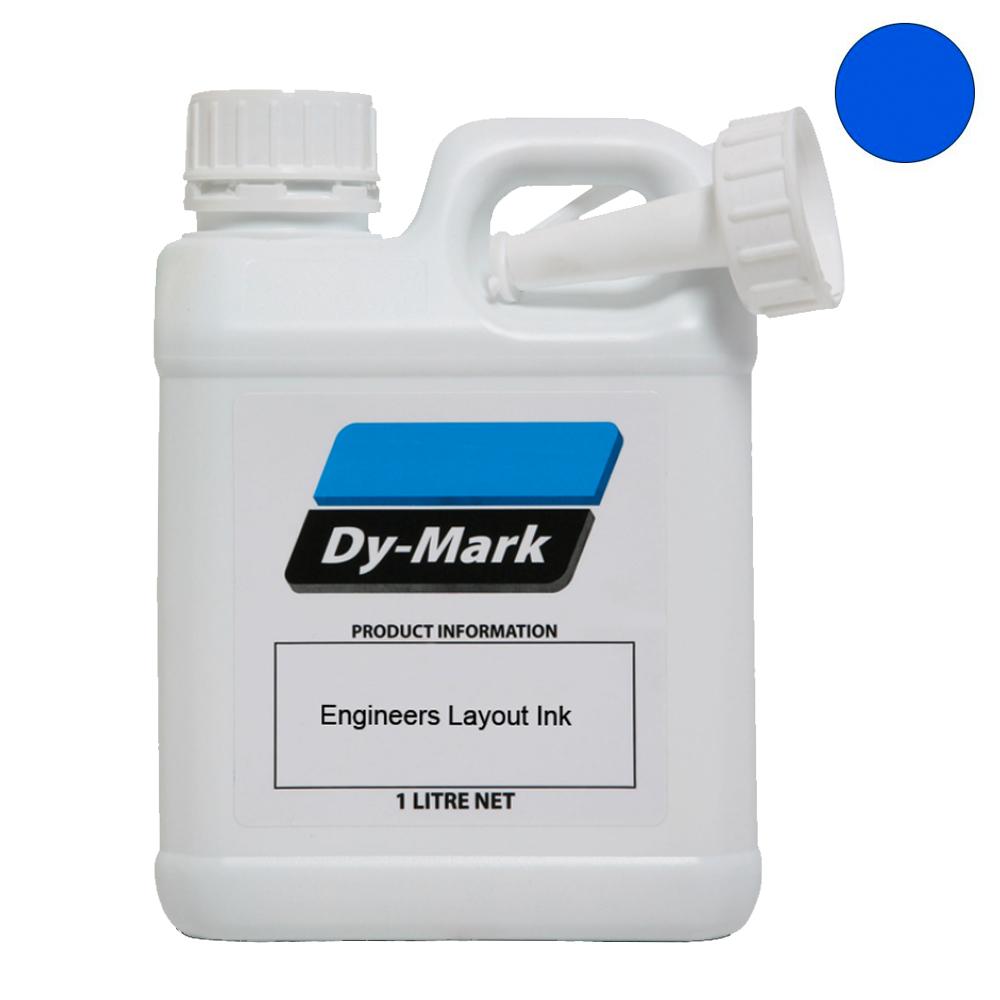 Dy-Mark 24010103 1L Engineers Layout Ink - Blue