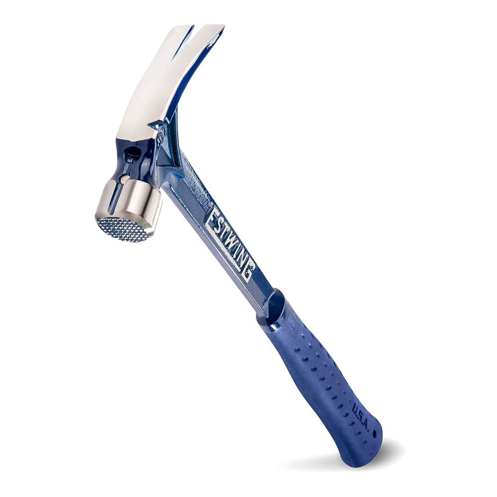 Estwing EWE6-19SM 19oz Ultra Series Milled Face Blue Shock Reduction Grip Framing Hammer