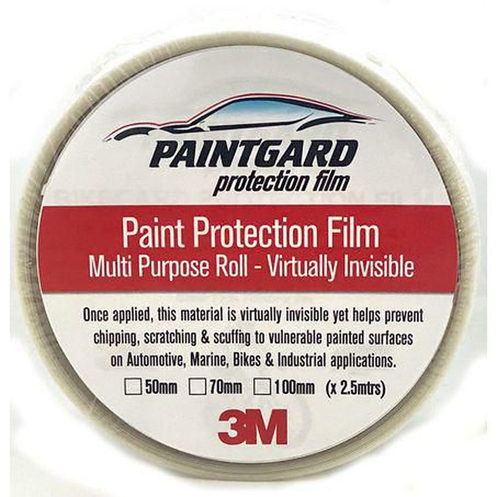 Paintgard 3M Paint Protection Film 50mm x 2.5m 3MPPF50