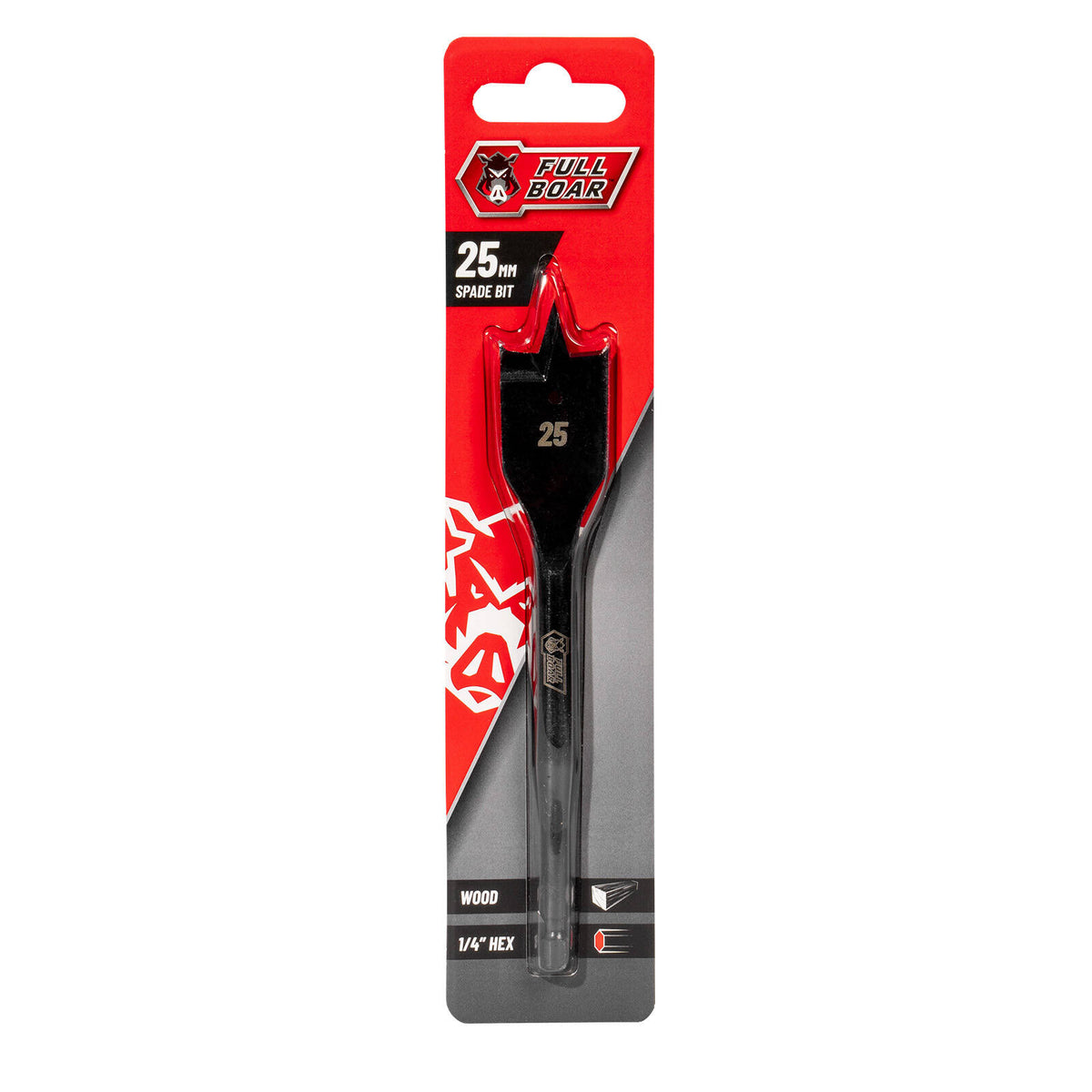 Full Boar 25mm Spade Bit FSB-25