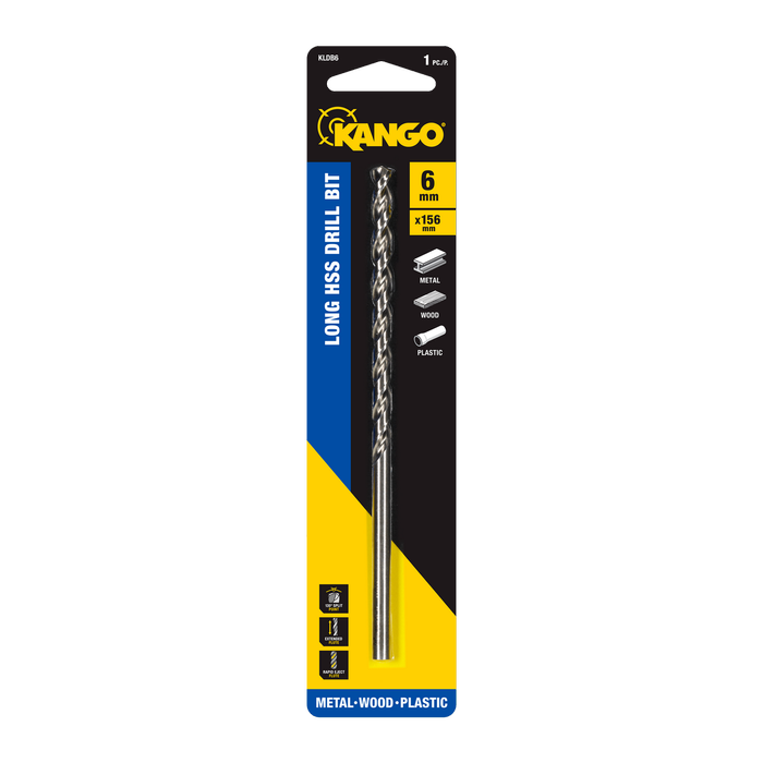 Kango 6mm Long Series HSS Drill Bit