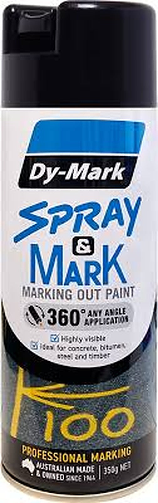 Dy-Mark Spray Paint Black 350g 40013501