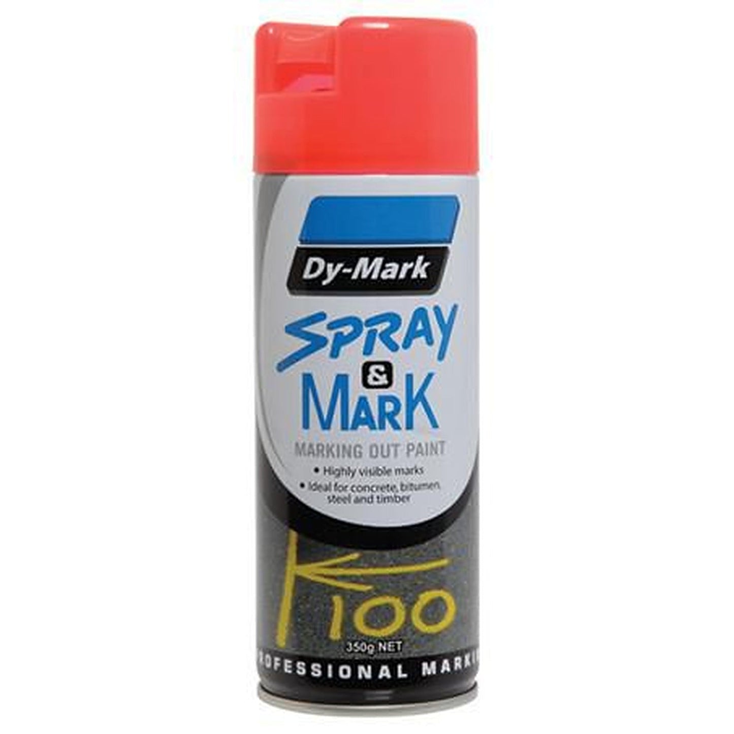 Dy-Mark Spray Paint Fluro Red 350g 40013522