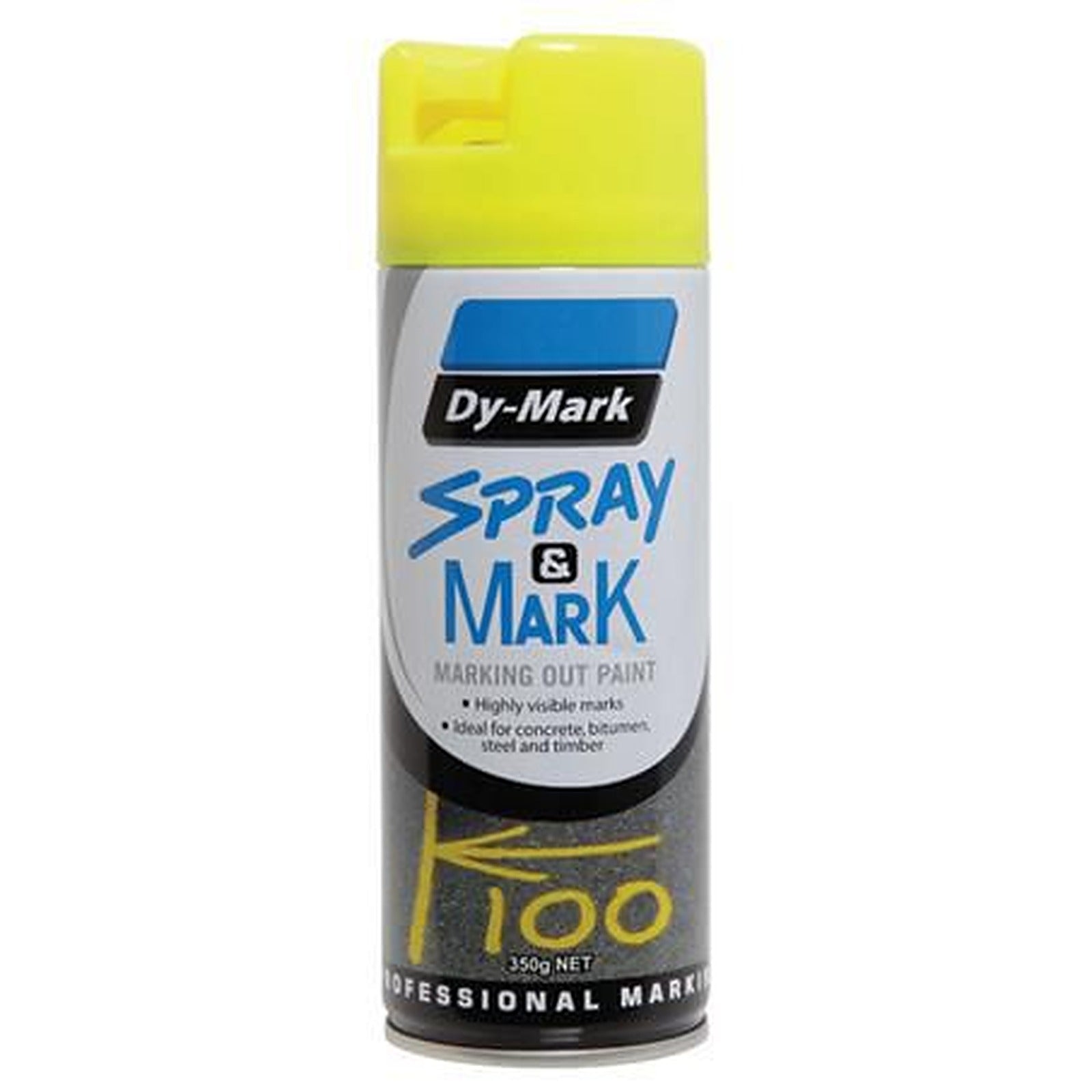 Dy-Mark Spray Paint Fluro Yellow 350g 40013525