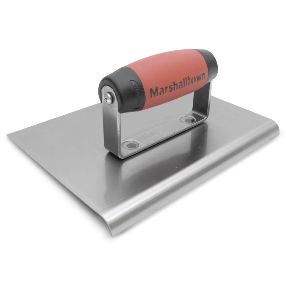 Marshalltown MT165SSD 152mm x 115mm DuraSoft Grip 10mm Radius Stainless Steel Straight End Edger