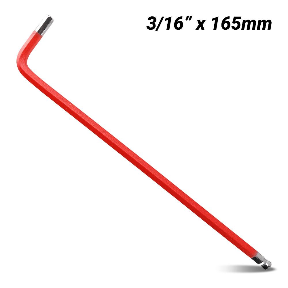 Daytona D316HKI 3/16" Heavy Duty Extra Long Ball Point Imperial Hex Key Wrench