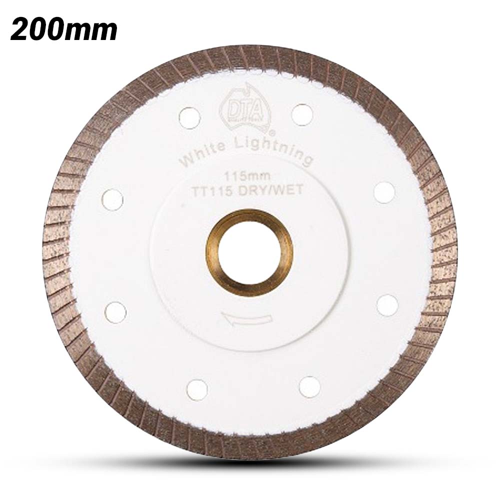 DTA TT200 200mm (8") Turbo White Lightning Diamond Blade