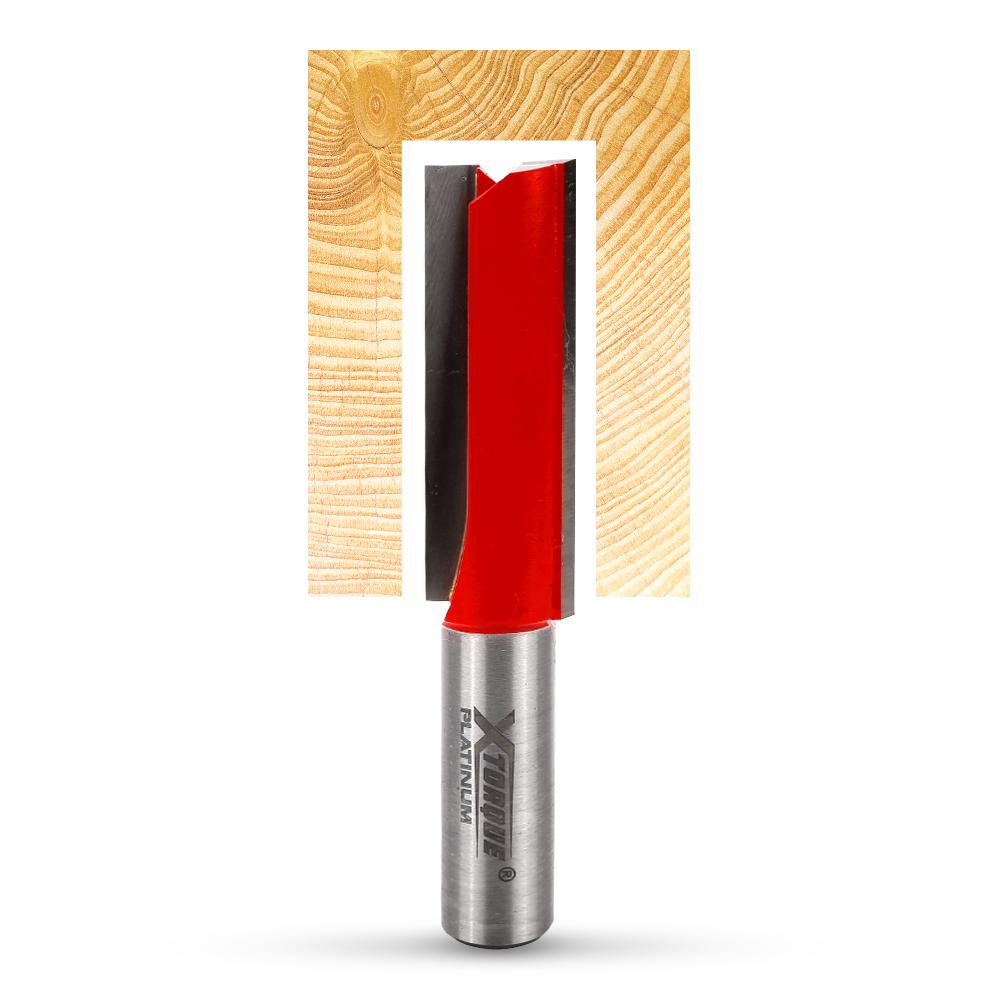 Xtorque XP1812 Platinum 18mm Straight XL Double Flute 1/2" Shank Router Bit