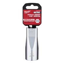 Milwaukee 1/2in Drive 23mm Metric 6-Point Deep Socket 45342123