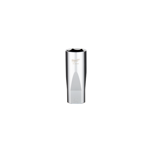 Milwaukee 1/2in Drive 24mm Metric 6-Point Deep Socket 45342124