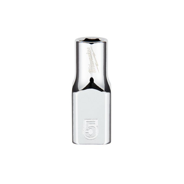 Milwaukee 1/4in Drive 5mm Metric 6-Point Standard Socket 45349030