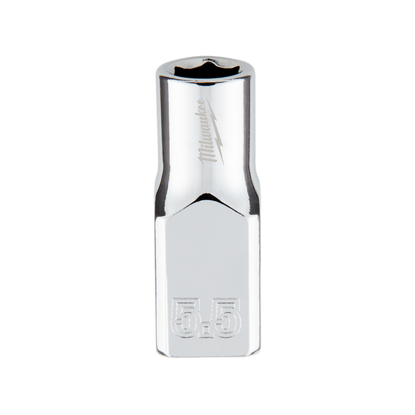 Milwaukee 1/4in Drive 5.5mm Metric 6-Point Standard Socket 45349031