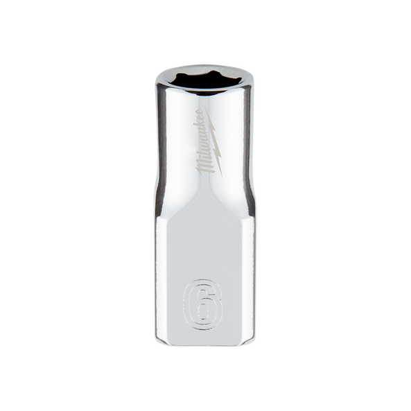 Milwaukee 1/4in Drive 6mm Metric 6-Point Standard Socket 45349032
