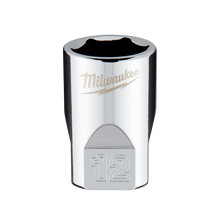 Milwaukee 1/4in Drive 12mm Metric 6-Point Standard Socket 45349038