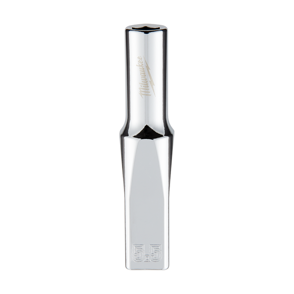 Milwaukee 1/4in Drive 5.5mm Metric 6-Point Deep Socket 45349043