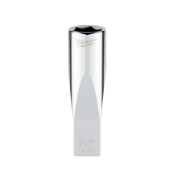 Milwaukee 1/4in Drive 10mm Metric 6-Point Deep Socket 45349048